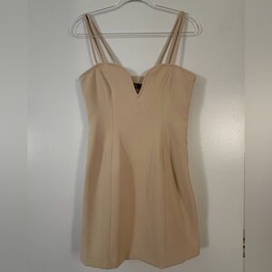 Zara Cream Beige Mini Dress - NWT